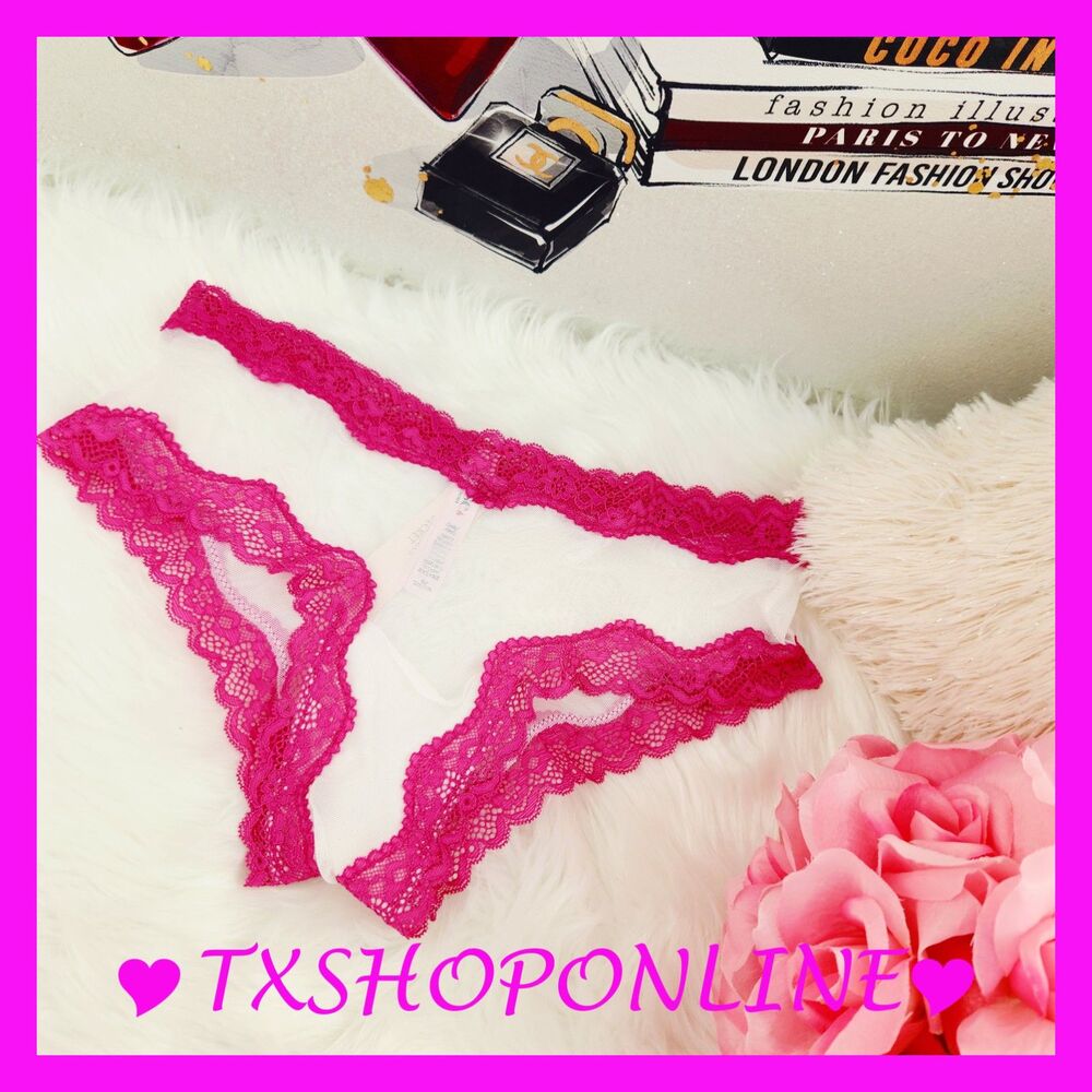 💗👙Victoria's Secret Tease Mesh Lace-Trim Cheeky Panty👙💗